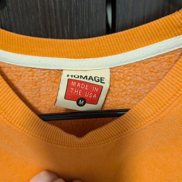Homage Cincinnati Sweatshirt, Size Medium, Orange and grey - Picture 2 of 2